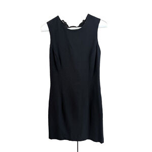 Jessica McClintock Sz 6 Black Cocktail Dress with Cutouts Vintage inspired